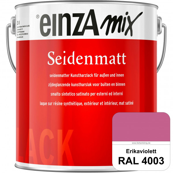 einzA Seidenmatt (RAL 4003 Erikaviolett) Lösemittelhaltiger Seidenmattlack