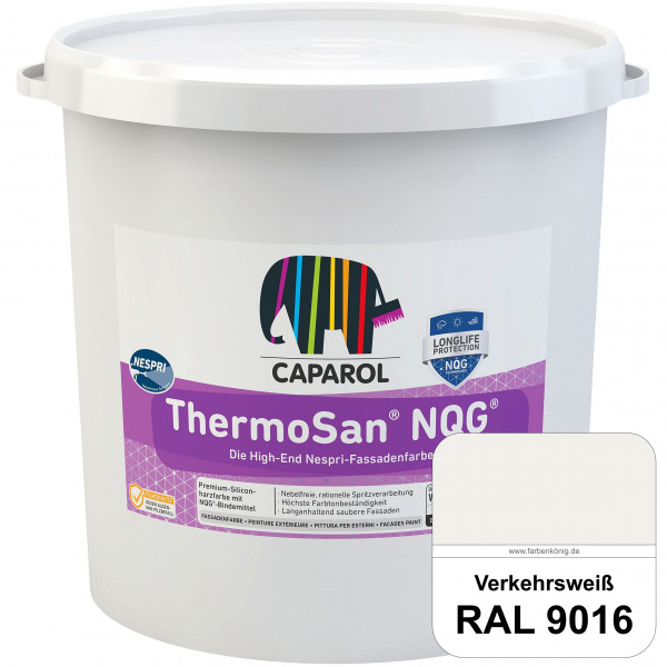 ThermoSan® NQG® Nespri (RAL 9016 Verkehrsweiß) Siliconharz-Bindemittelkombination mit integrierter N