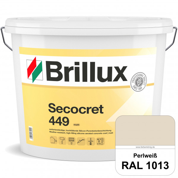Secocret 449 - ehemals Silicon-Porenbetonbeschichtung 449 (RAL 1013 Perlweiß)