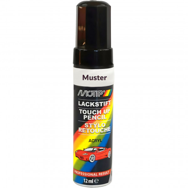 MoTip Acryl Auto-Lackstift glänzend (Schwarz)