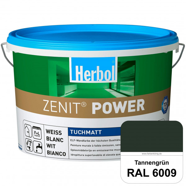 Herbol Zenit Power (RAL 6009 Tannengrün) Superdeckende ELF-Wandfarbe