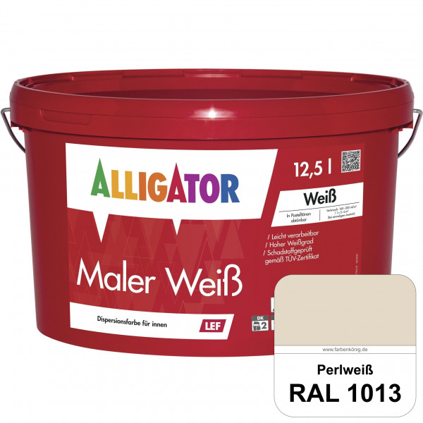 Maler Weiß LEF (RAL 1013 Perlweiß)