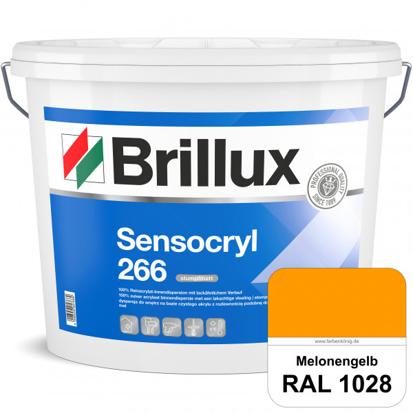 Sensocryl ELF 266 (RAL 1028 Melonengelb) stumpfmatte hochwertige Reinacrylat-Innendispersion für Art