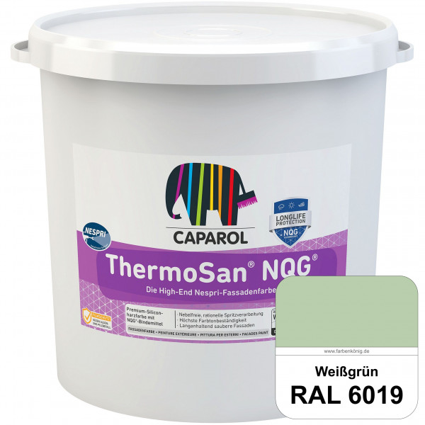 ThermoSan® NQG® Nespri (RAL 6019 Weißgrün) Siliconharz-Bindemittelkombination mit integrierter Nano-