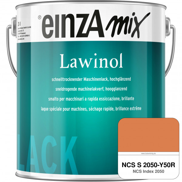 einzA Lawinol hochglänzend (NCS S 2050-Y50R)