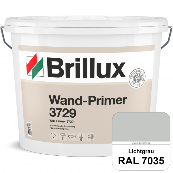 Wand-Primer ELF 3729 (RAL 7035 Lichtgrau) Spezialgrundierung für Gipskarton, -putz und Beton (innen)