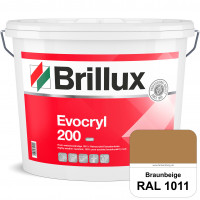 Evocryl 200 (RAL 1011 Braunbeige) Verschmutzungsunempfindliche 100% Reinacrylat Fassadenfarbe