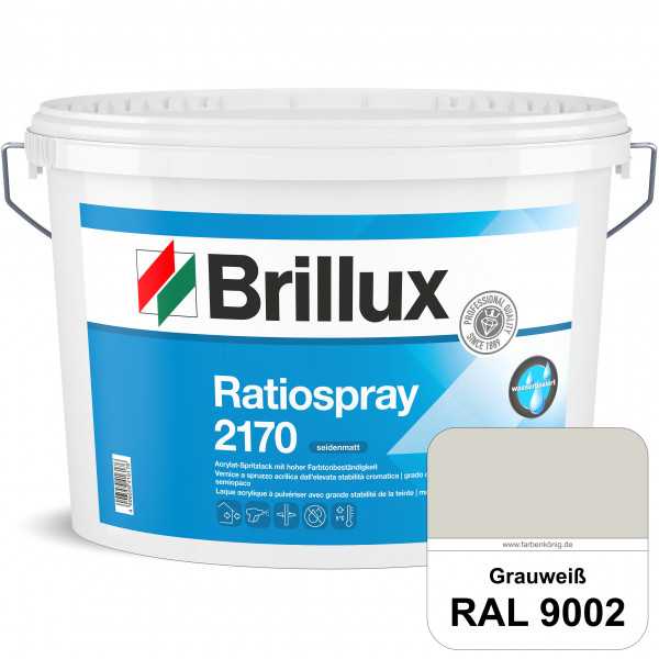 Ratiospray 2170 (RAL 9002 Grauweiß) wasserbasierter, seidenmatter & farbtonbeständiger Allround-Spri