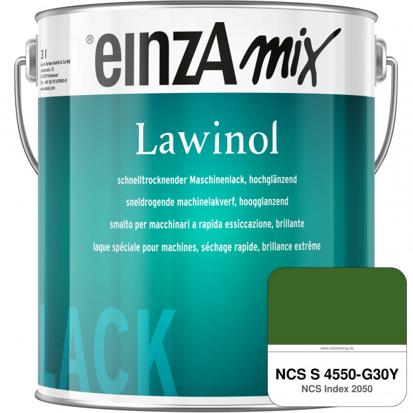 einzA Lawinol hochglänzend (NCS S 4550-G30Y)