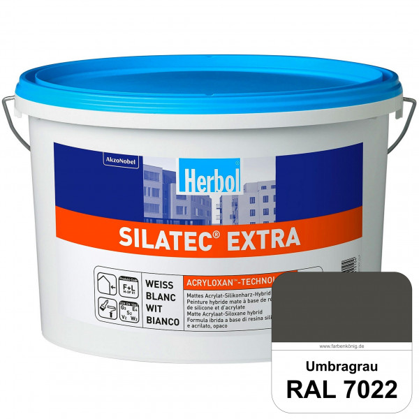 Silatec Extra (RAL 7022 Umbragrau) Siliconharz-Hybrid-Fassadenfarbe