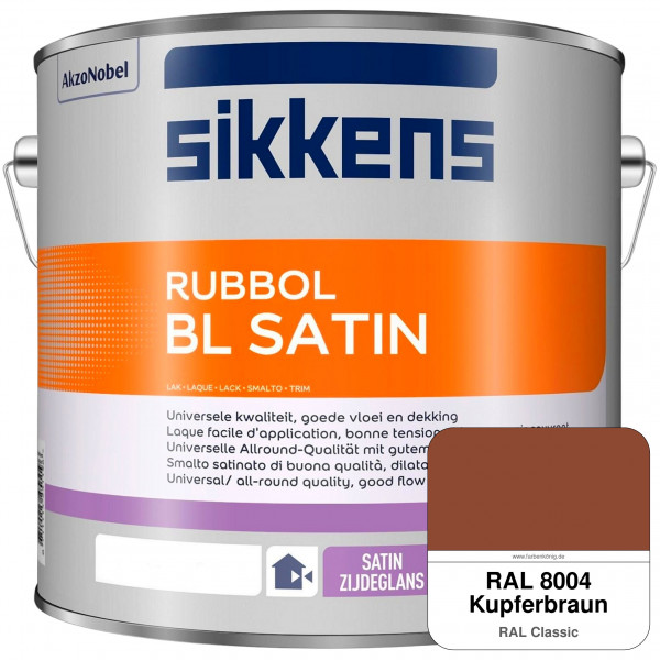 Rubbol BL Satin (RAL 8004 Kupferbraun) hochelastischer & seidenglänzender Lack (wasserbasiert) innen