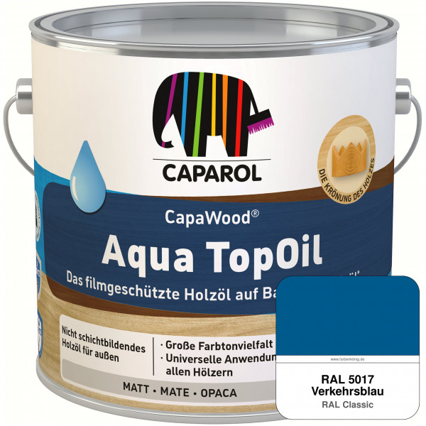 CapaWood® AquaTopOil (RAL 5017 Verkehrsblau)