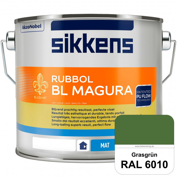 Rubbol BL Magura (RAL 6010 Grasgrün) matter PU-Lack (wasserbasiert) innen & außen