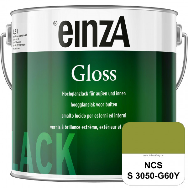 einzA Gloss (NCS S 3050-G60Y) Hochwertiger Alkydharzlack in Premium-Qualität, hochglänzend.