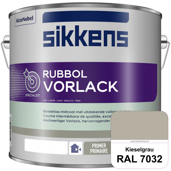 Rubbol Vorlack (RAL 7032 Kieselgrau) Aromatenfreier Vorlack der Spitzenklasse (außen & innen)