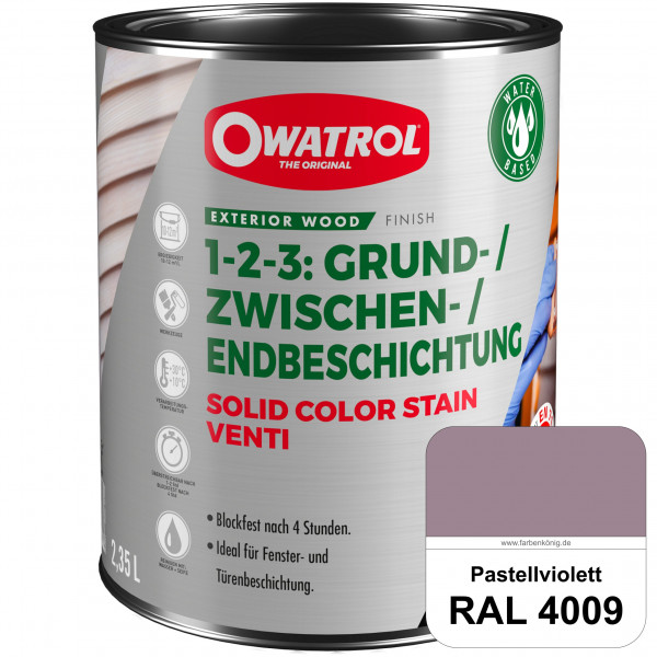 SOLID COLOR STAIN VENTI (RAL 4009 Pastellviolett)
