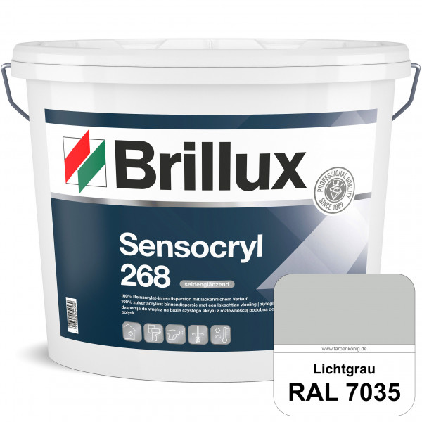 Sensocryl ELF 268 (RAL 7035 Lichtgrau) hochwertige seidenglänzende & strapazierfähige Reinacrylat-In