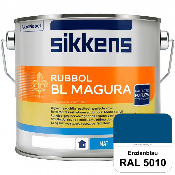 Rubbol BL Magura (RAL 5010 Enzianblau) matter PU-Lack (wasserbasiert) innen & außen