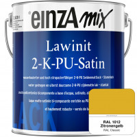 einzA Lawinit 2-K-PU Satin Stammlack (RAL 1012 Zitronengelb)