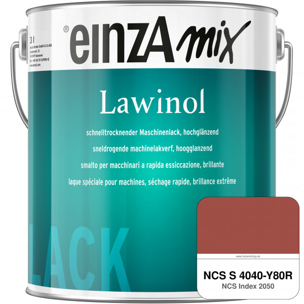 einzA Lawinol hochglänzend (NCS S 4040-Y80R)
