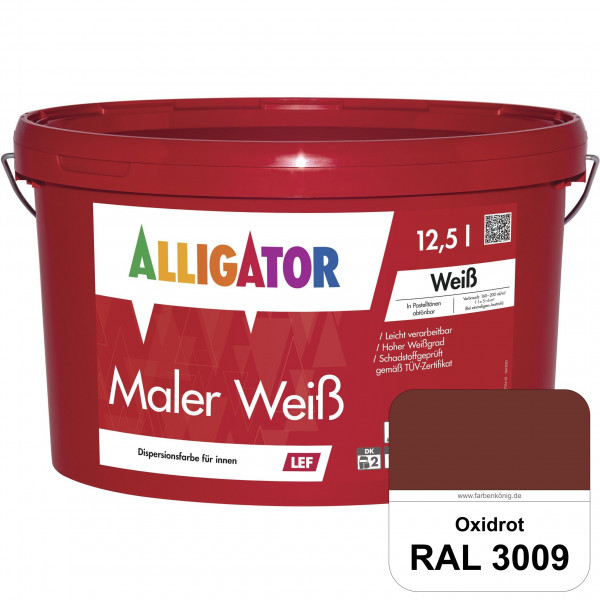 Maler Weiß LEF (RAL 3009 Oxidrot)