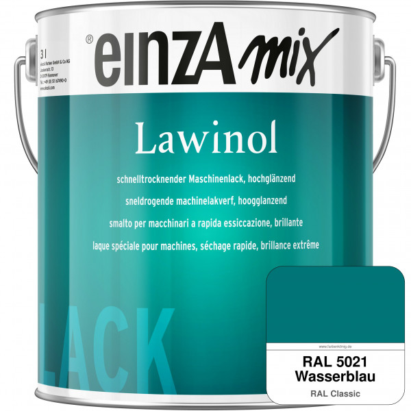 einzA Lawinol hochglänzend (RAL 5021 Wasserblau)