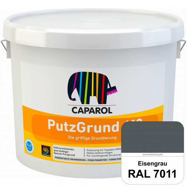 Putzgrund 610 (RAL 7011 Eisengrau) Wasserverdünnbare & haftvermittelnde gefüllte SpezialGrundierfarb
