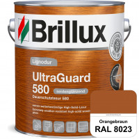 Lignodur UltraGuard 580 (Dauerschutzlasur 580) RAL 8023 Orangebraun