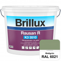 Rausan R K3 3510 (RAL 6021 Blassgrün) Organisch gebundener Rillenputz für wetterbeständige Oberfläch