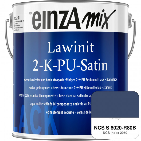 einzA Lawinit 2-K-PU Satin Stammlack (NCS S 6020-R80B)