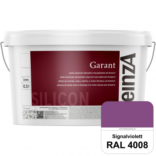 einzA Garant (RAL 4008 Signalviolett) elastische Siliconharz-Fassadenfarbe