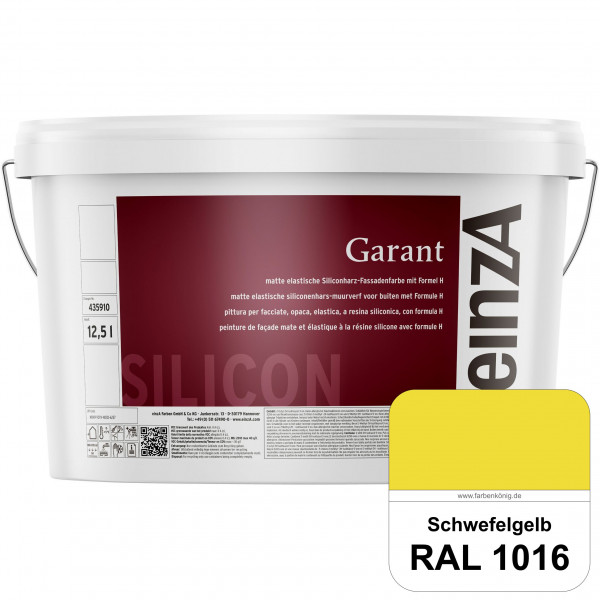 einzA Garant (RAL 1016 Schwefelgelb) elastische Siliconharz-Fassadenfarbe