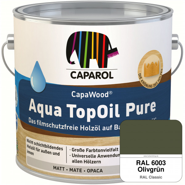 CapaWood® AquaTopOil Pure (RAL 6003 Olivgrün) - ersetzt CapaGreen Holz-Öl Aqua