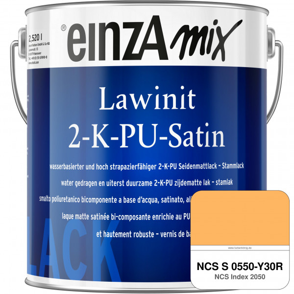 einzA Lawinit 2-K-PU Satin Stammlack (NCS S 0550-Y30R)