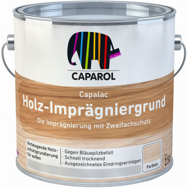 Capalac Holz-Imprägniergrund (B-Ware) - 10 Liter (Farblos)