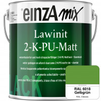 einzA Lawinit 2-K-PU Matt Stammlack (RAL 6018 Gelbgrün)