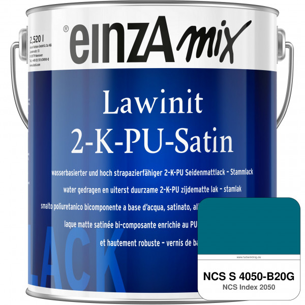 einzA Lawinit 2-K-PU Satin Stammlack (NCS S 4050-B20G)