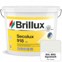 Secolux 918 TSR-Formel (RAL 9003 Signalweiß) für den Einsatz auf WDVS - ehemals Silicon-Fassadenfarb