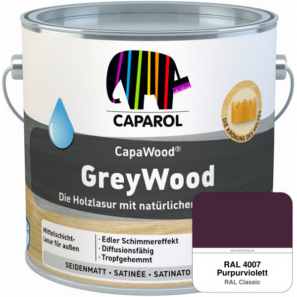 CapaWood® GreyWood (RAL 4007 Purpurviolett) - ersetzt Capadur GreyWood