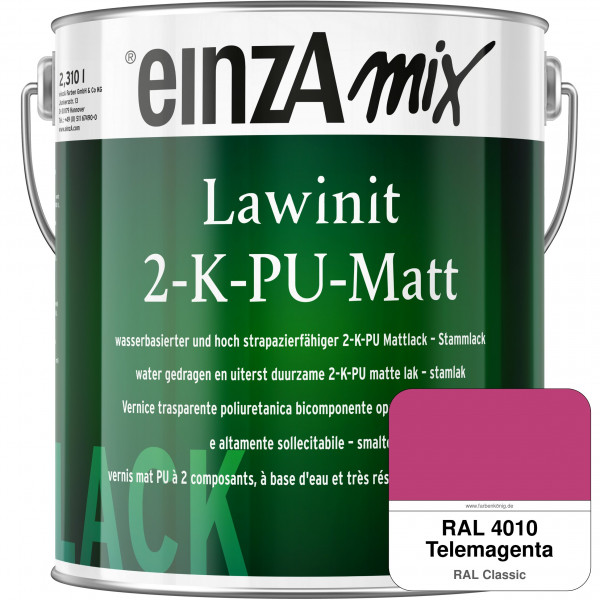 einzA Lawinit 2-K-PU Matt Stammlack (RAL 4010 Telemagenta)