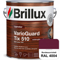 Lignodur VarioGuard Tix 510 (Gel-Lasur 510) RAL 4004 Bordeauxviolett
