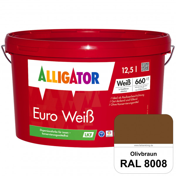 Euro Weiß LKF (RAL 8008 Olivbraun)
