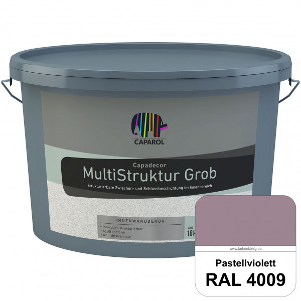 Capadecor MultiStruktur grob (RAL 4009 Pastellviolett) quarzgefüllte Zwischen- und Schlußbeschichtun