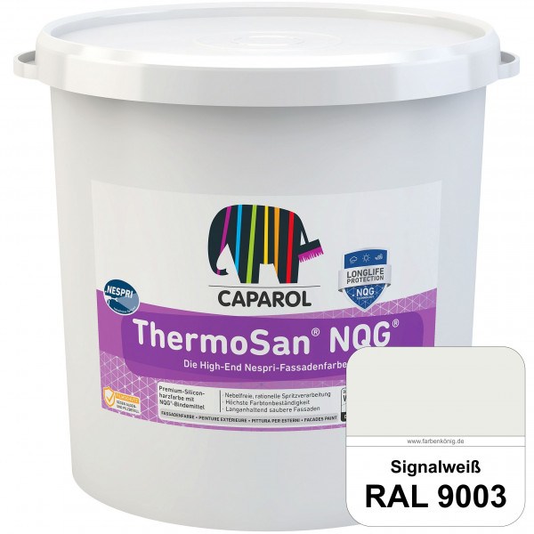 ThermoSan® NQG® Nespri (RAL 9003 Signalweiß) Siliconharz-Bindemittelkombination mit integrierter Nan