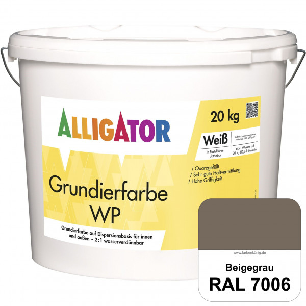 Grundierfarbe WP (RAL 7006 Beigegrau)