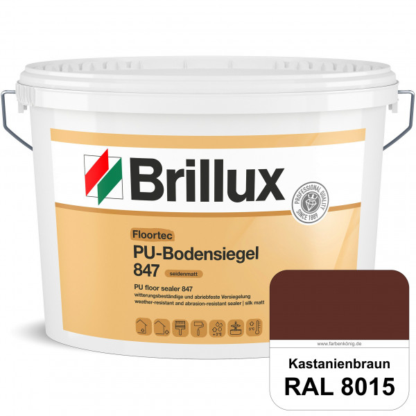 Floortec PU-Bodensiegel ELF 847 (RAL 8015 Kastanienbraun) seidenmatt, witterungsbeständig, außen & i