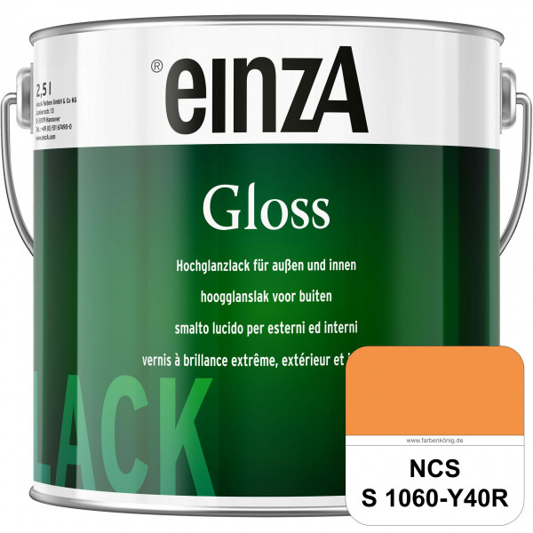 einzA Gloss (NCS S 1060-Y40R) Hochwertiger Alkydharzlack in Premium-Qualität, hochglänzend.