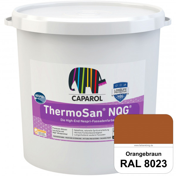 ThermoSan® NQG® Nespri (RAL 8023 Orangebraun) Siliconharz-Bindemittelkombination mit integrierter Na