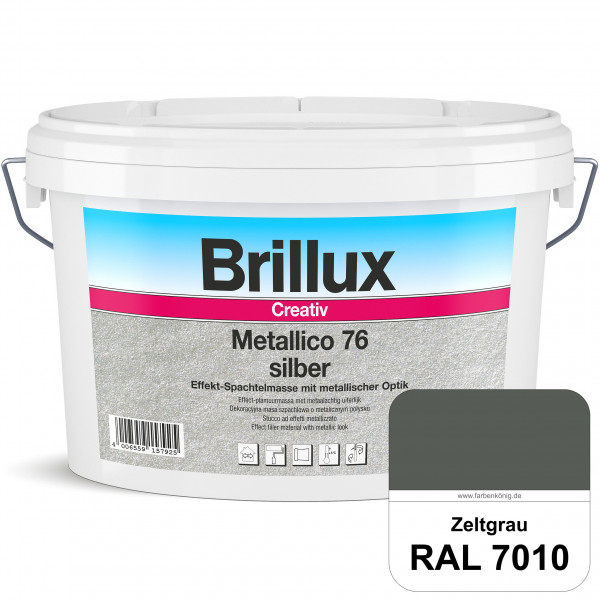 Creativ Metallico 76 (RAL 7010 Zeltgrau) Effektspachtelmasse für Oberflächen mit metallischer Optik