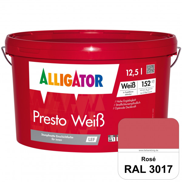 Presto Weiß LEF (RAL 3017 Rosa)